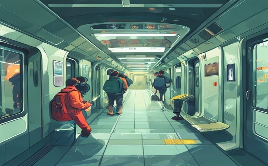 地铁通勤